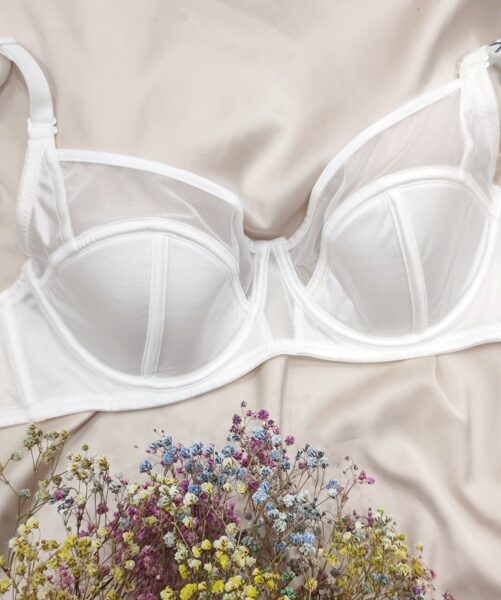 C dydžio Balta Lilitte liemenėlė