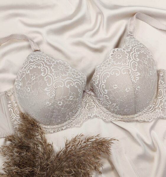 D dydis: pilkšva liemenėlė B012