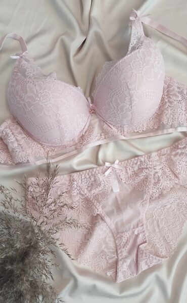 Rausvas komplektukas (YP3669)