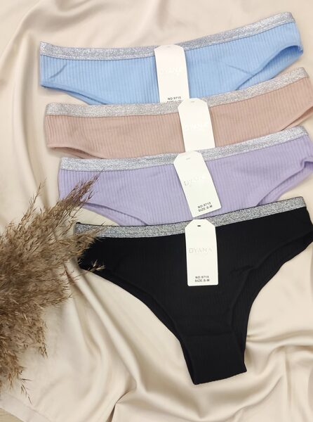 S ir S/M dydžio kelnaitės su blizgia juostele